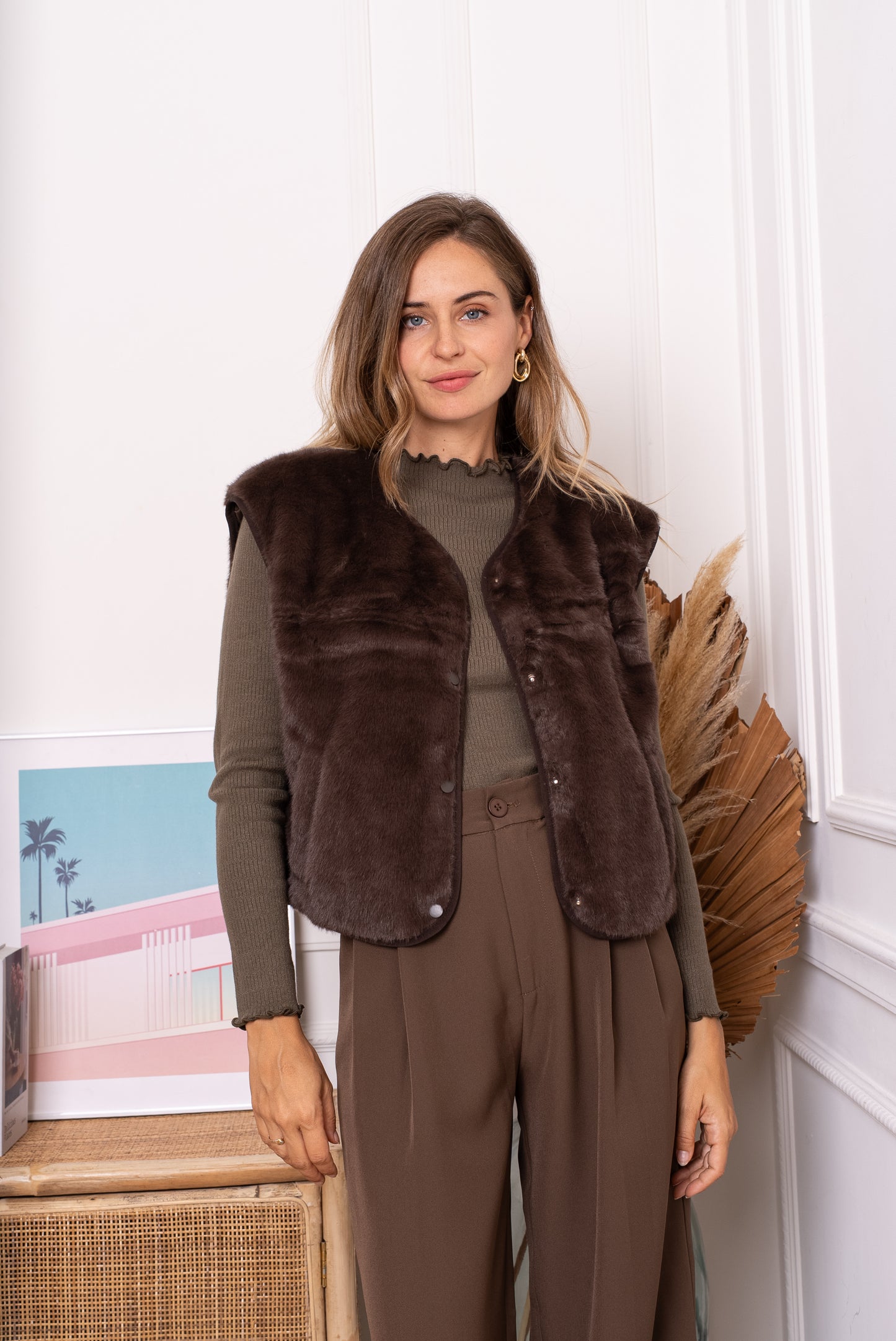 Gilet Peluche Trendy