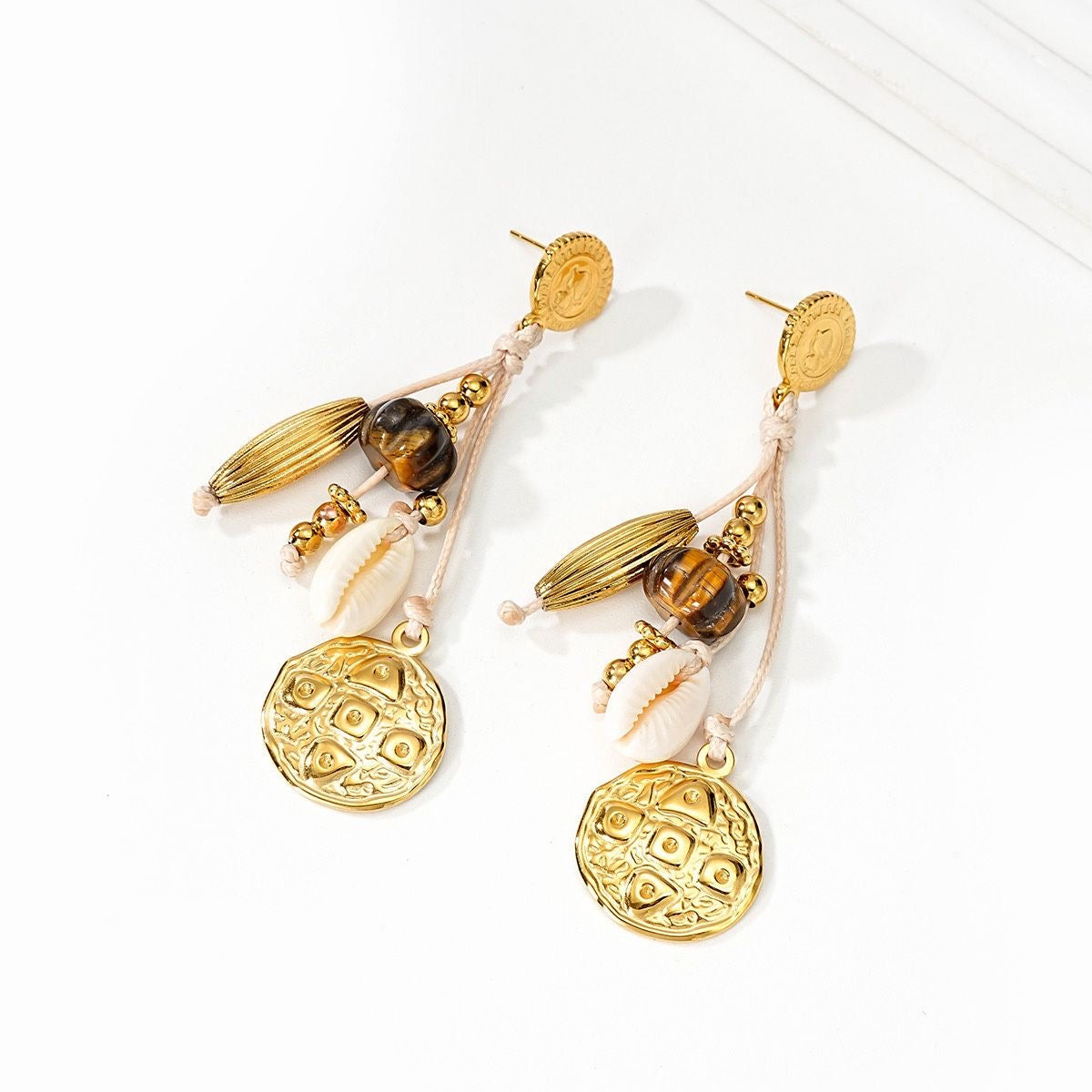Boucles Dorées Coquillage