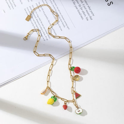 Collier "Cocktail de Fruits"