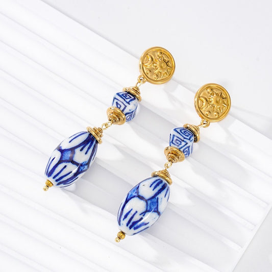 Boucles Bleues Dorées
