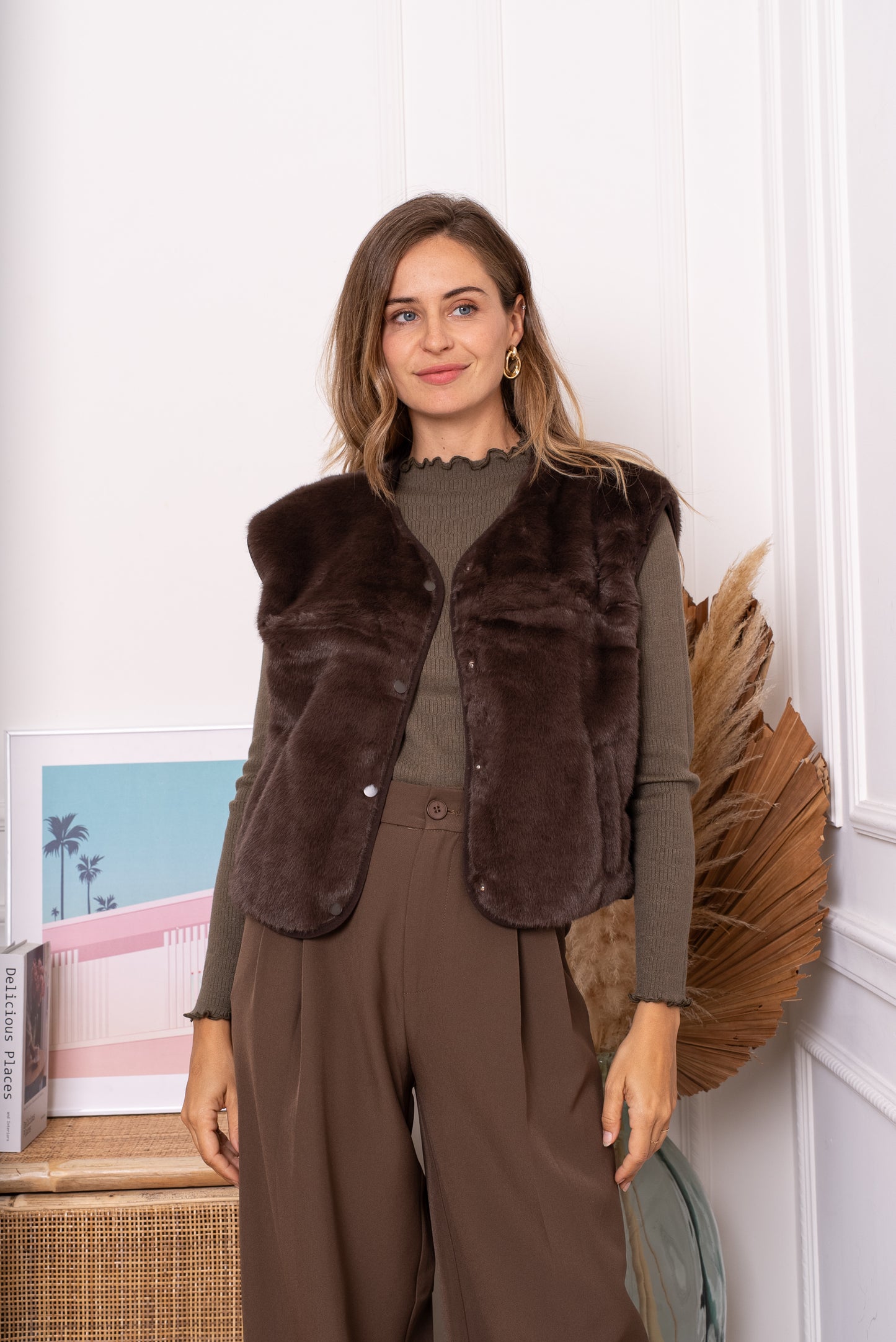 Gilet Peluche Trendy