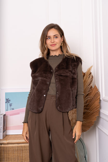 Gilet Peluche Trendy