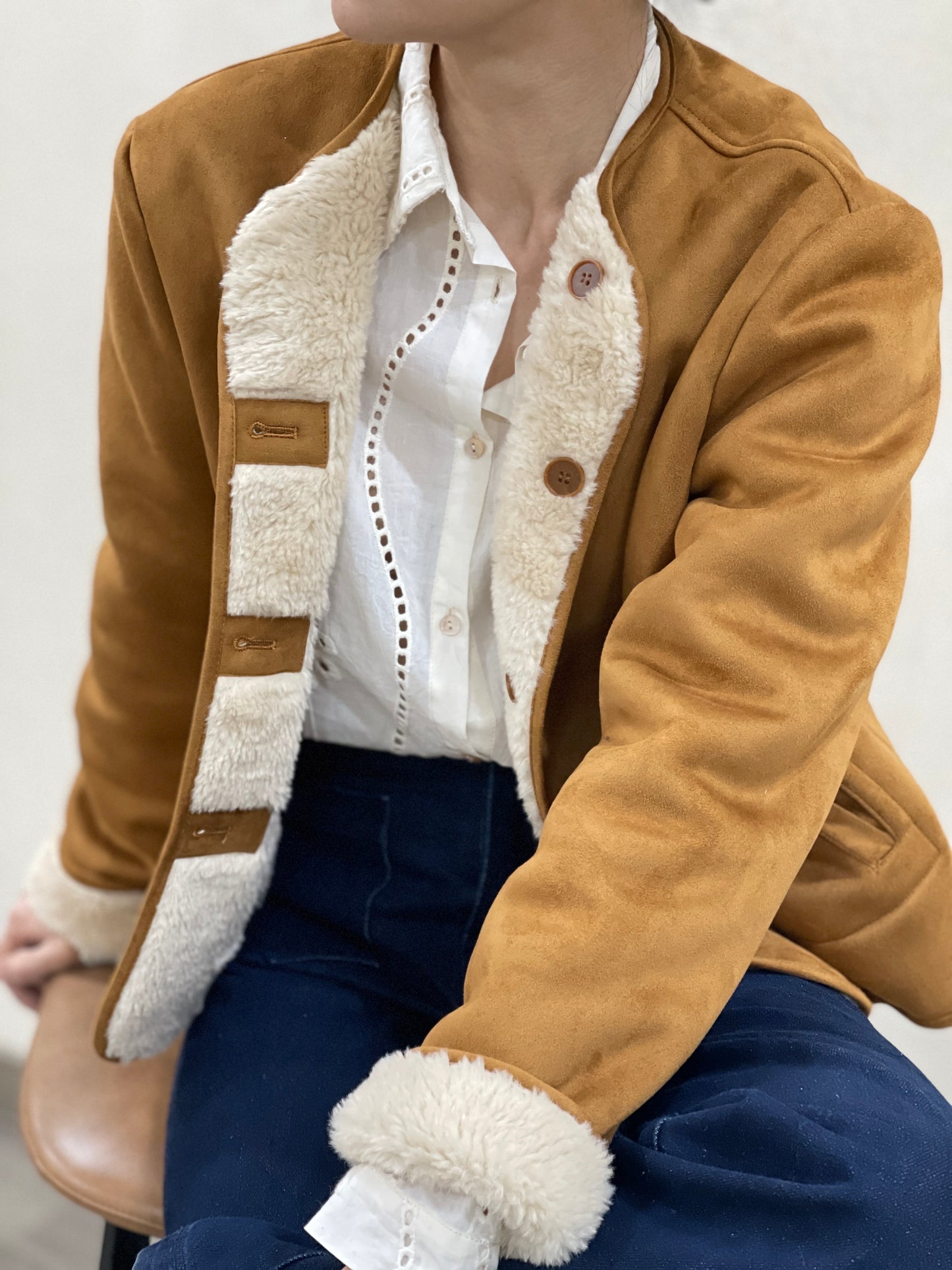 Veste Réversible effet Mouton