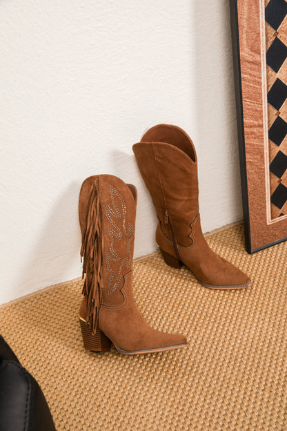 Bottes Santiag à Franges