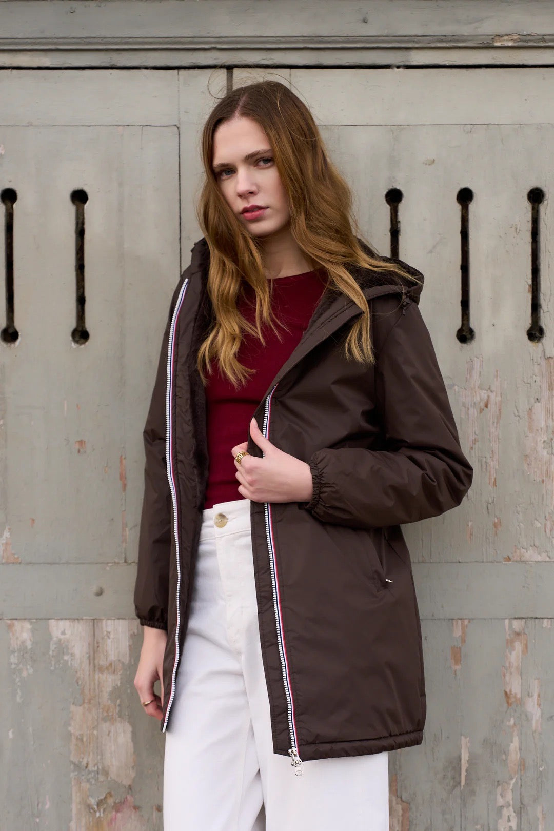 Imperméable Fourré Sherpa Long