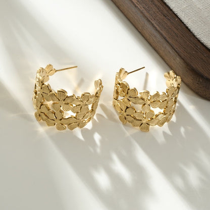 Créoles Fleur Dorée