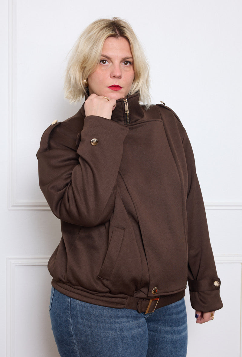 Veste Aviateur Zippée - TU du 44 au 50