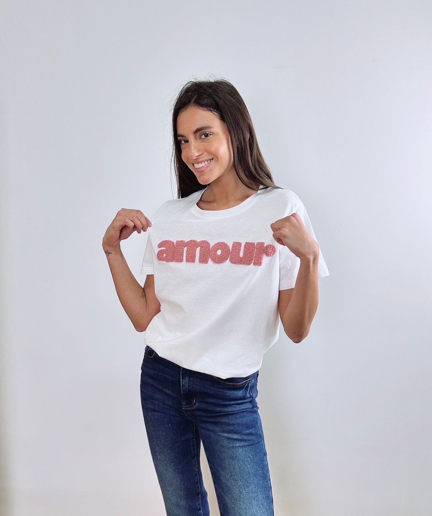 Tee-shirt "Amour" Brodé