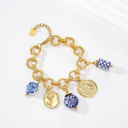 Bracelet Pampilles Bleu