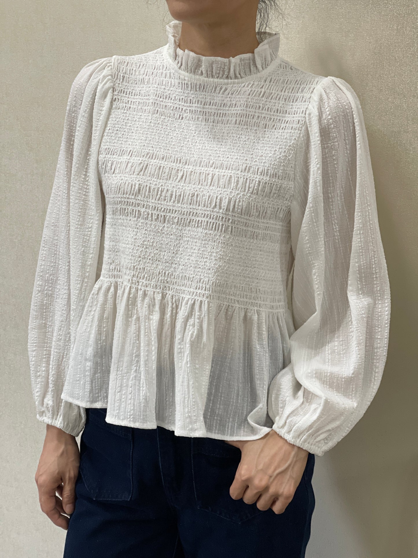 Blouse Smockée Coton