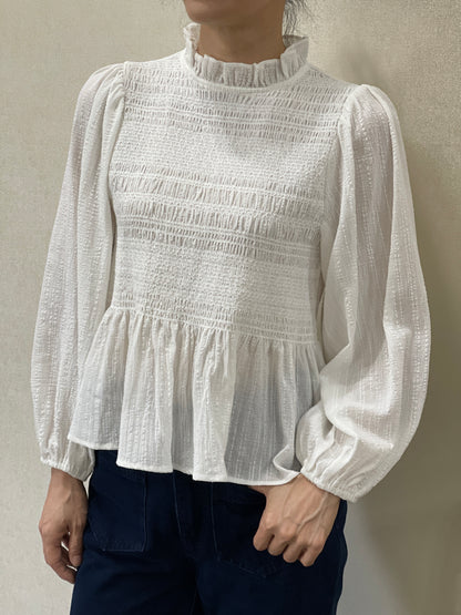 Blouse Smockée Coton