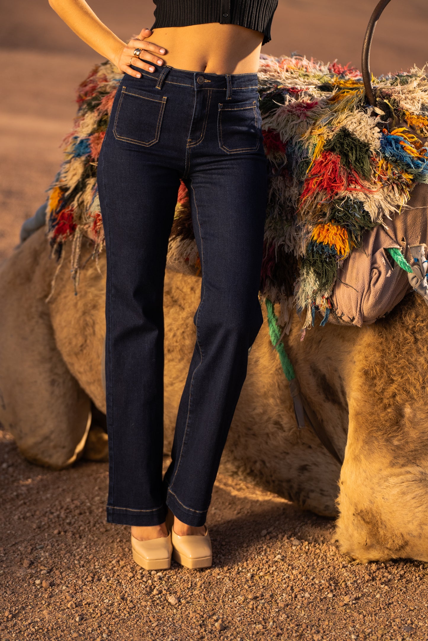 Jean Wide Leg Brut Kezia