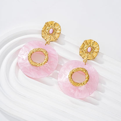 Boucles Nacre Dorée