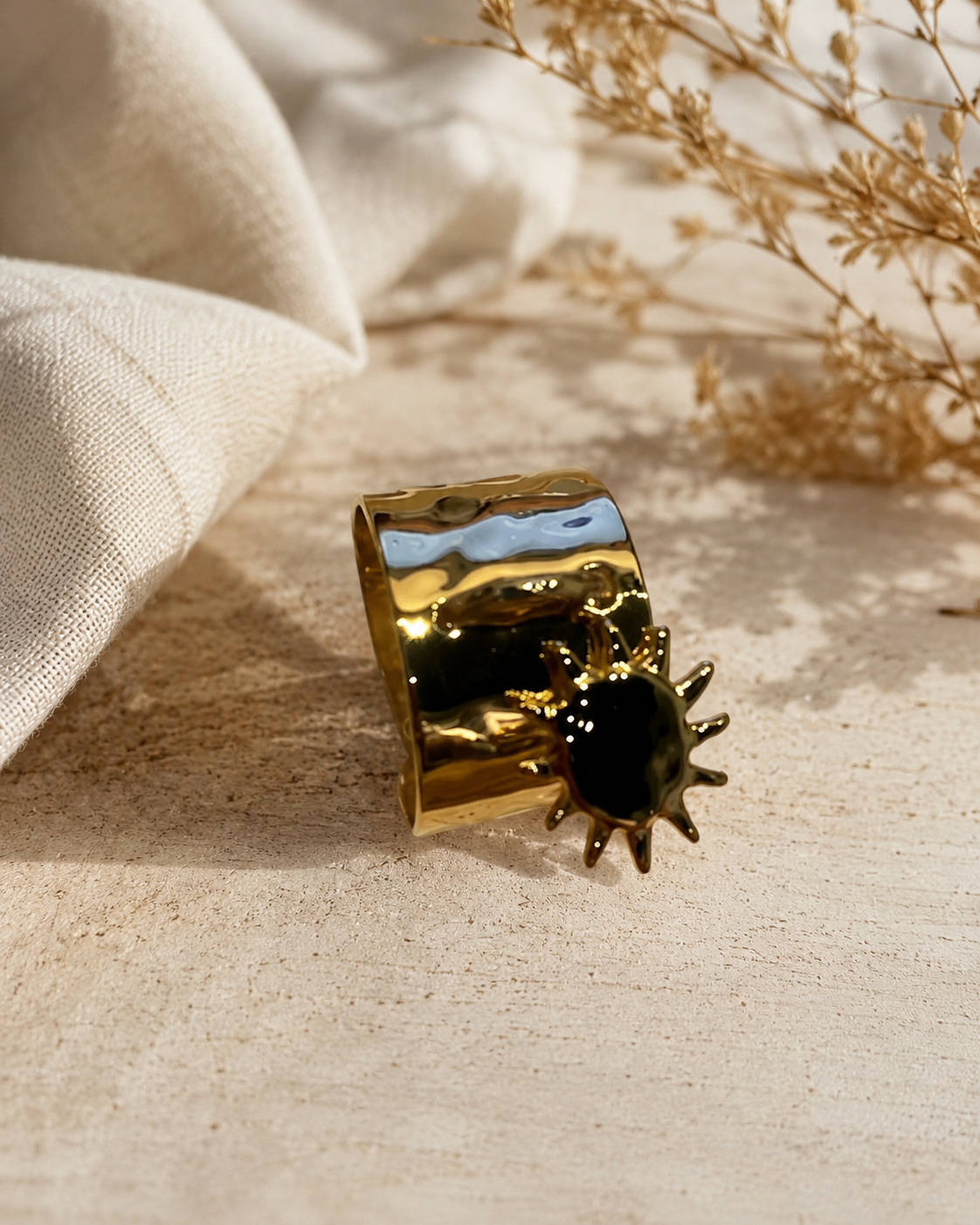 Bague Soleil Dorée