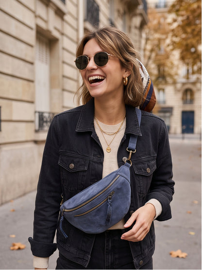 Banane en Cuir Daim