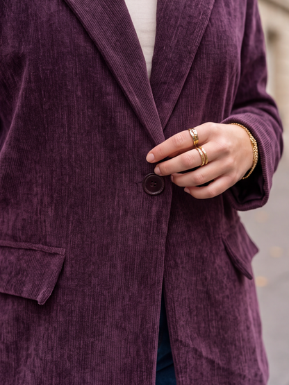 Blazer Maryline - Velours Côtelé