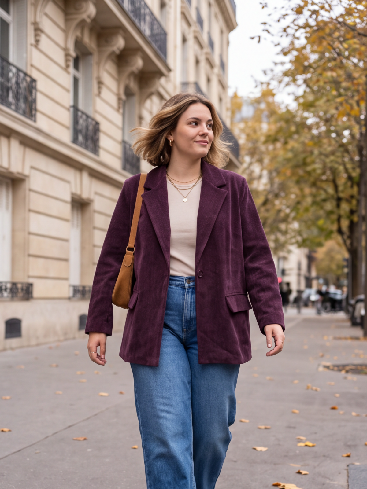 Blazer Maryline - Velours Côtelé
