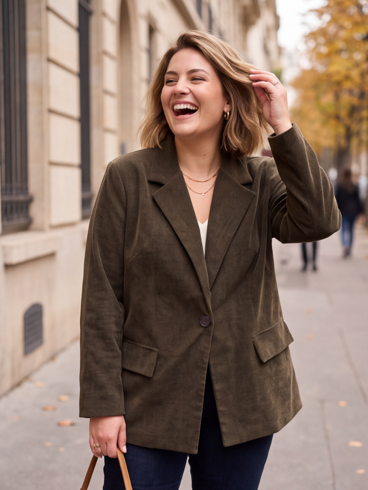 Blazer Maryline - Velours Côtelé
