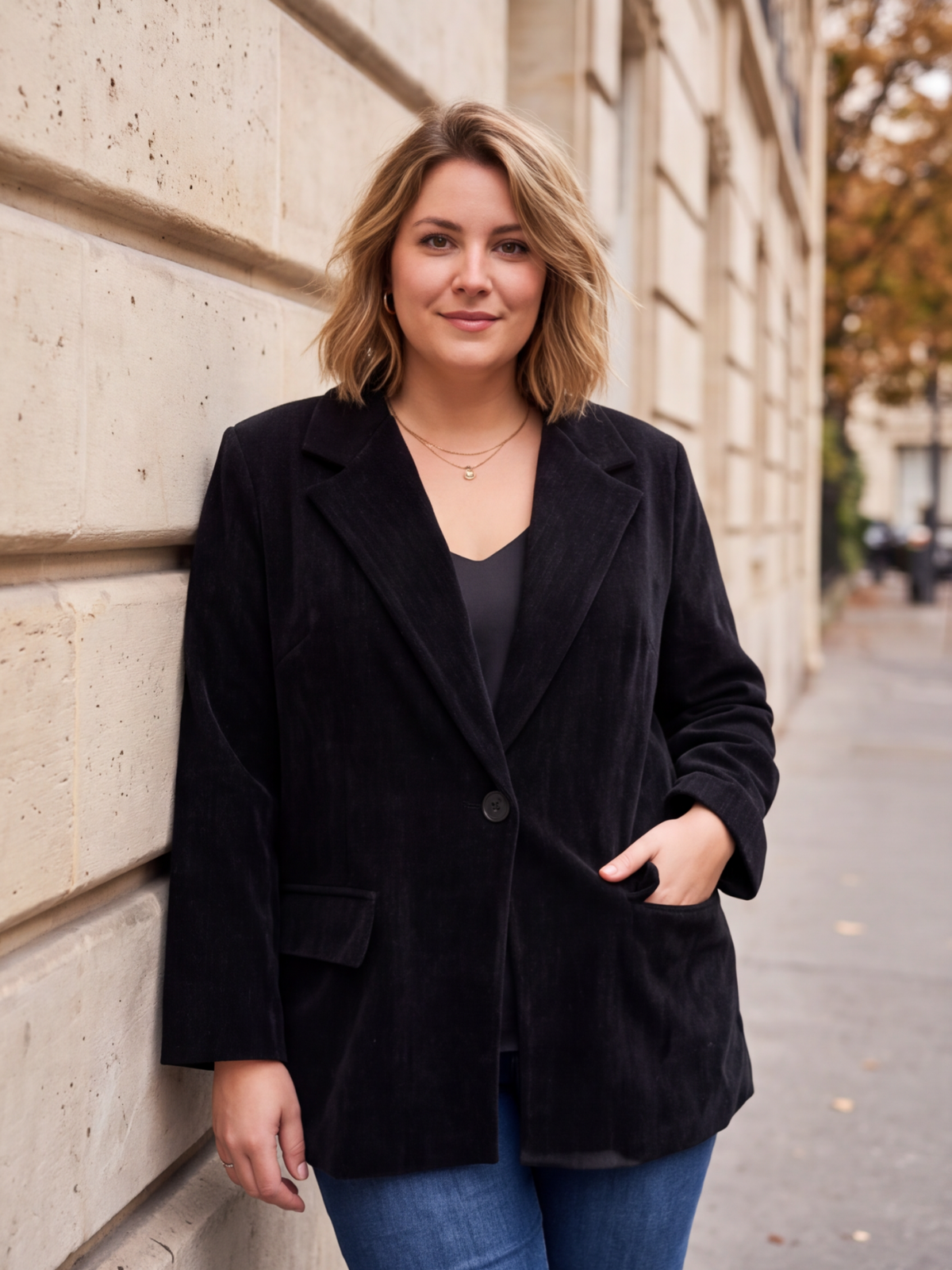 Blazer Maryline - Velours Côtelé