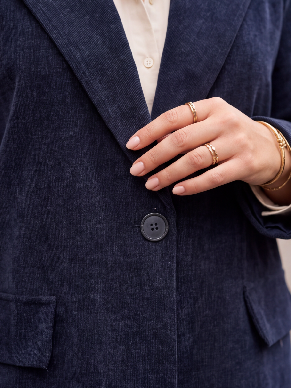 Blazer Maryline - Velours Côtelé
