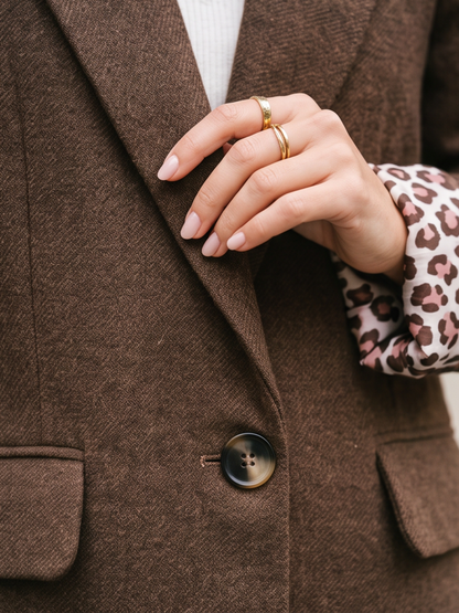 Blazer Vivienne - Effet Feutré Marron