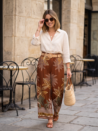 Pantalon Ninon - Fluide Tons Chauds