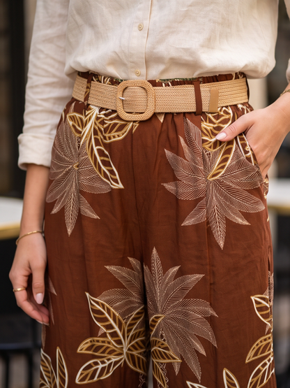 Pantalon Ninon - Fluide Tons Chauds