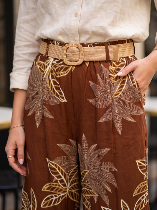 Pantalon Ninon - Fluide Tons Chauds