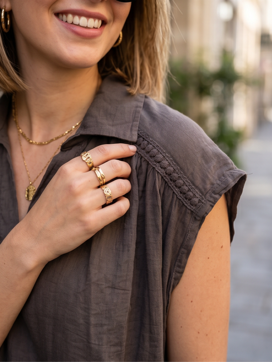 Blouse Adèle - Chocolat