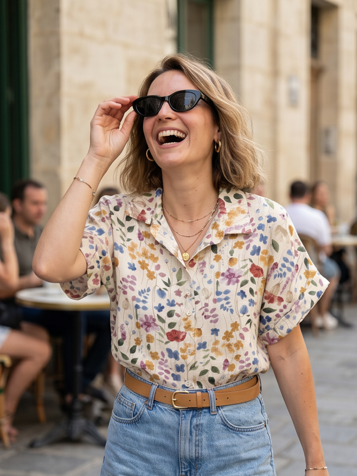Blouse Alice - Fleurie colorée