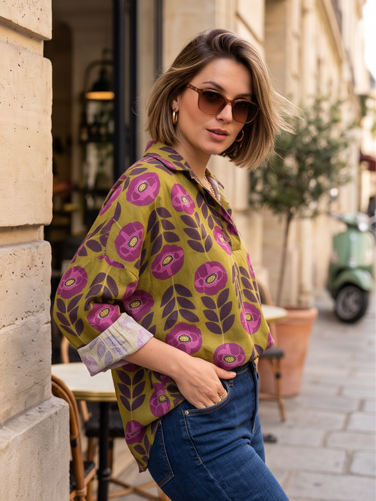 Blouse Anouk - Imprimée