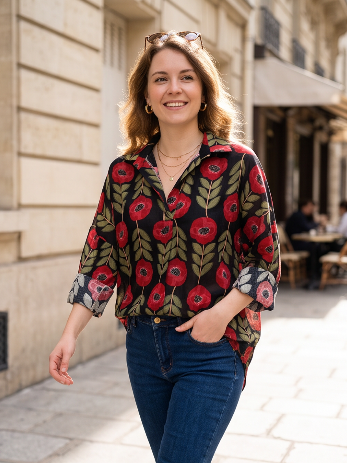 Blouse Anouk - Imprimée