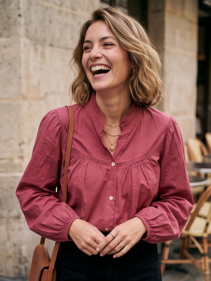 Blouse Cassiopée - Col Mao