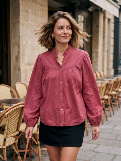 Blouse Cassiopée - Col Mao