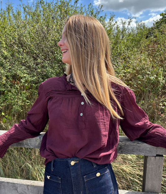 Blouse en Voile de Coton