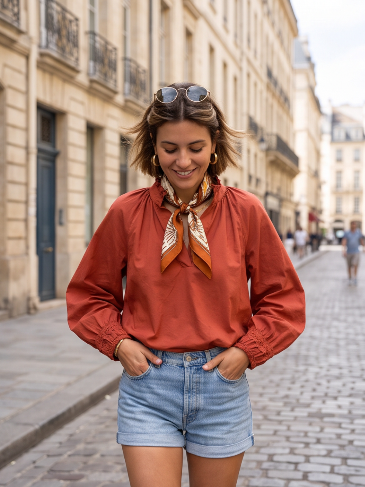 Blouse Colette - Manches Longues Coton