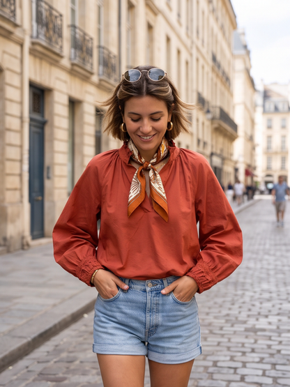 Blouse Colette - Manches Longues Coton