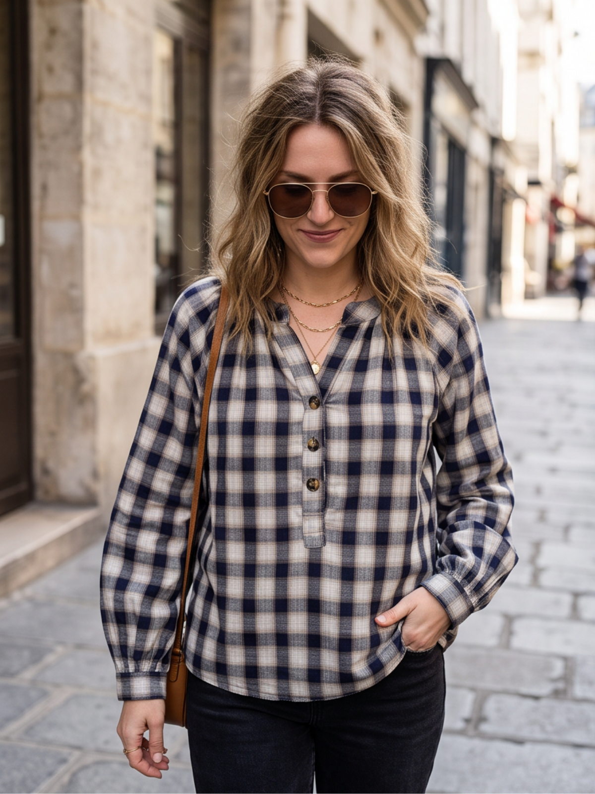 Blouse Éloïse - Vichy