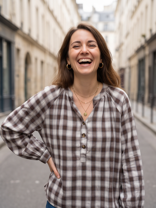 Blouse Éloïse - Vichy