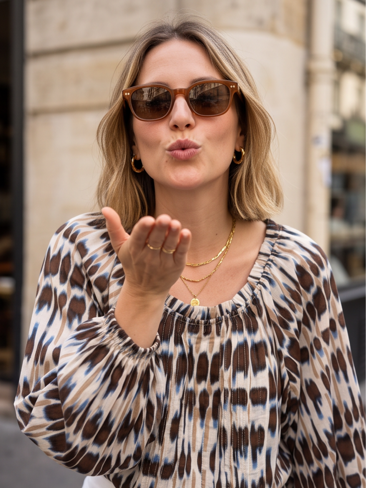 Blouse Elsa - Kaki Bohème