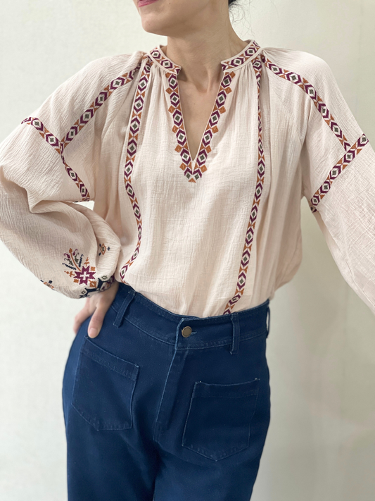Blouse Ethnique Bohème