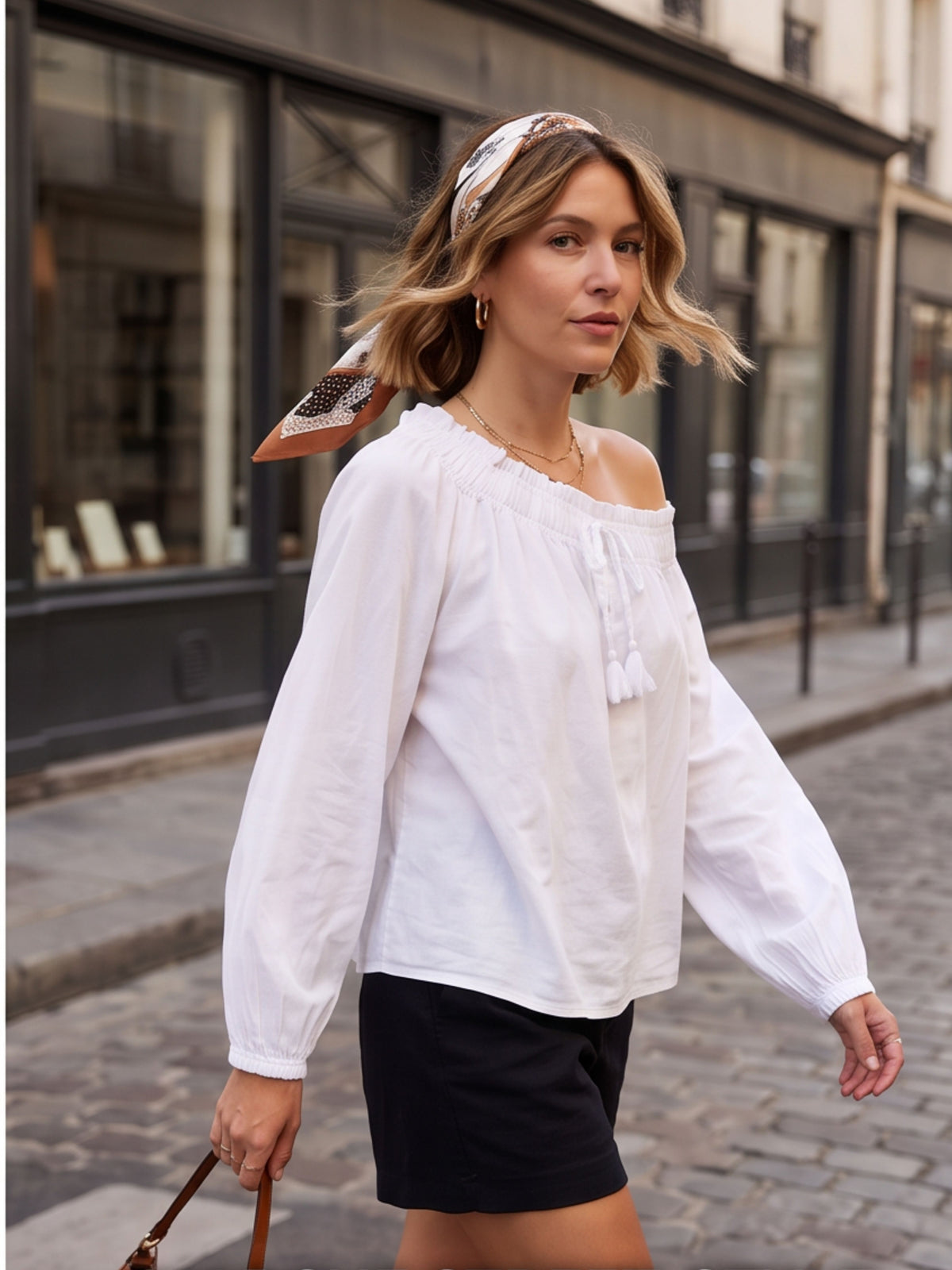Blouse Guillemette - Col Froncé
