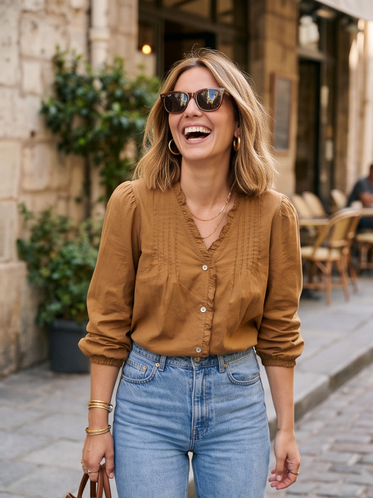 Blouse Juliette - Col Froufrou