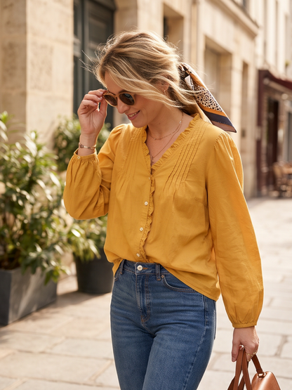 Blouse Juliette - Col Froufrou