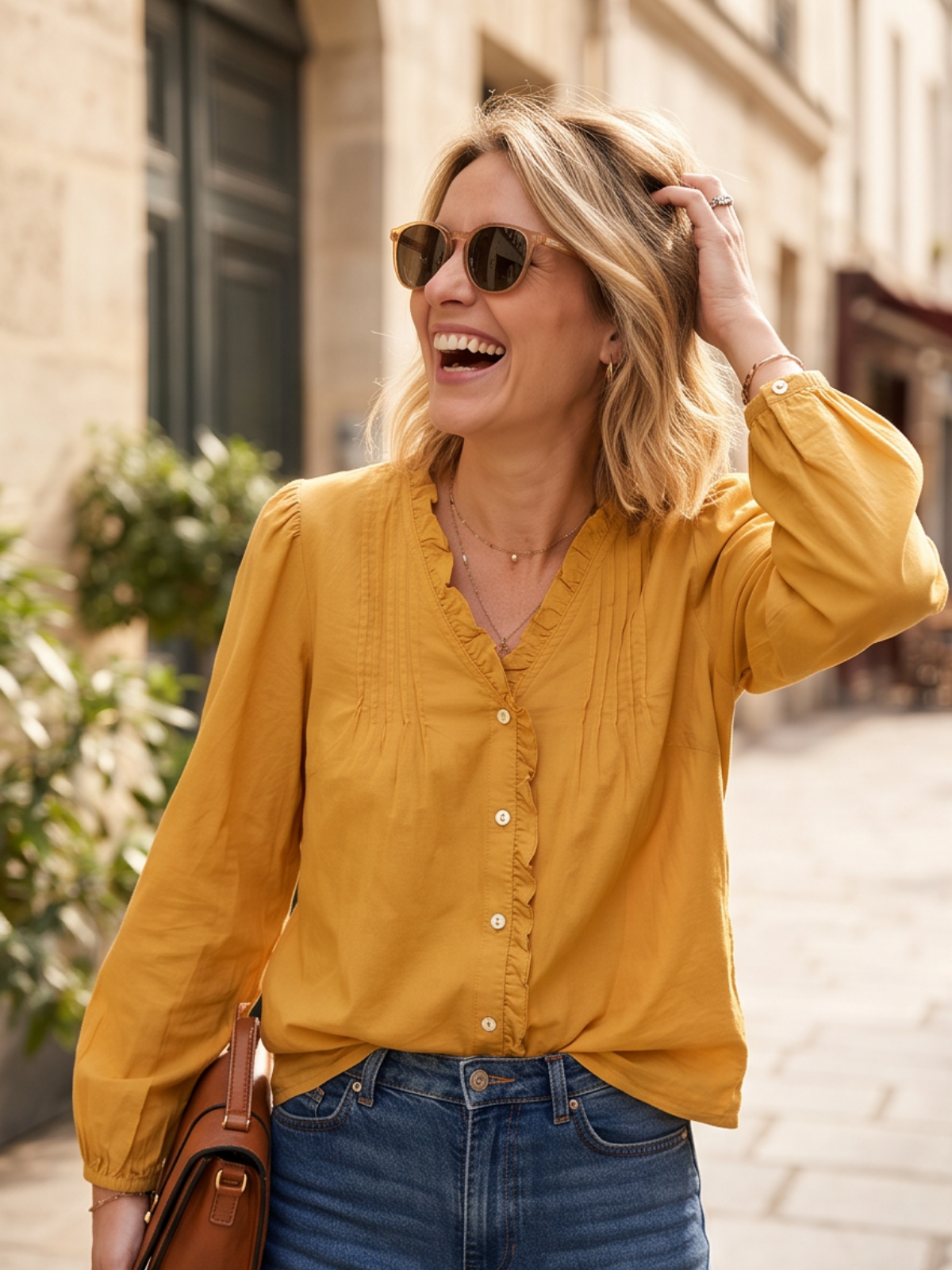 Blouse Juliette - Col Froufrou