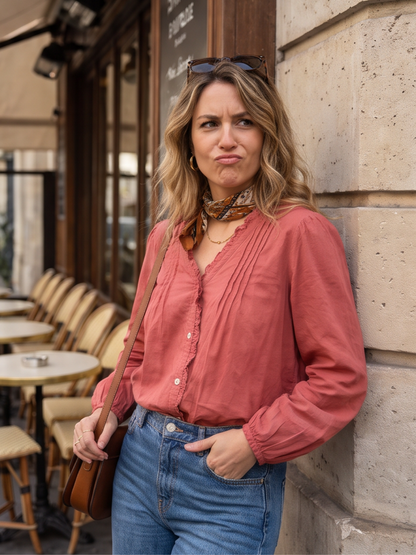 Blouse Juliette - Col Froufrou