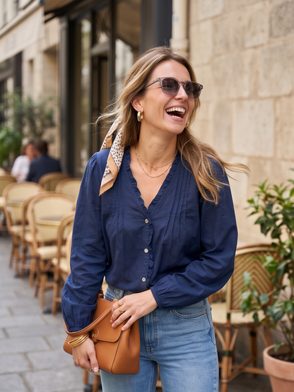 Blouse Juliette - Col Froufrou