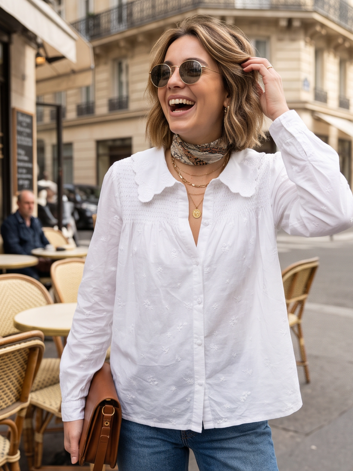 Blouse Léonor - Écrue