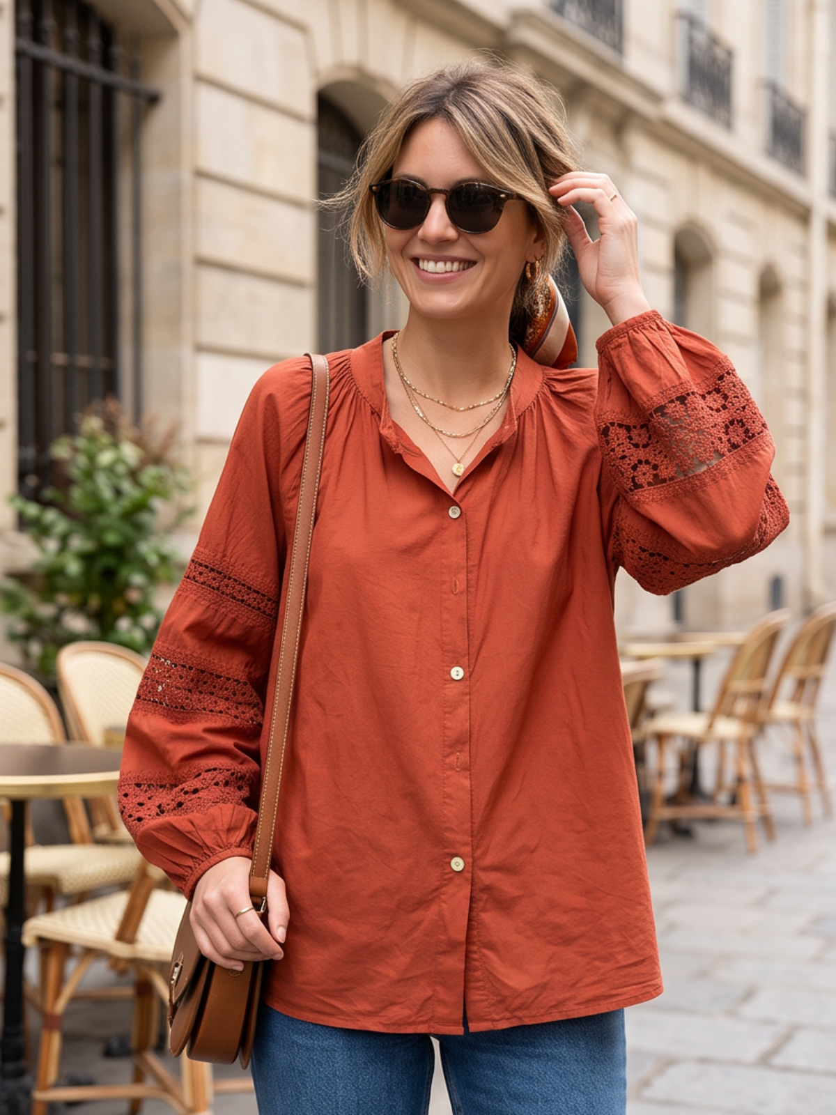 Blouse Maïwenn - Manches Ballon