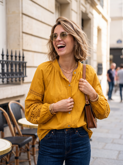 Blouse Maïwenn - Manches Ballon
